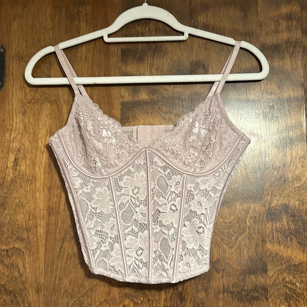 Pacsun Lilac Corset Top